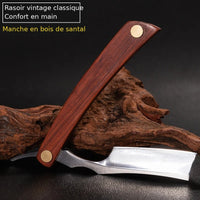 Kit de Rasage Vintage - Rasoir Coupe-Chou & Accessoires 8