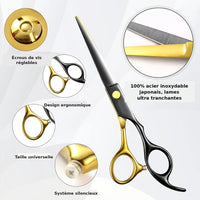 Kit de Ciseaux Professionnels 15 Pièces - Coiffure & Barbier 8