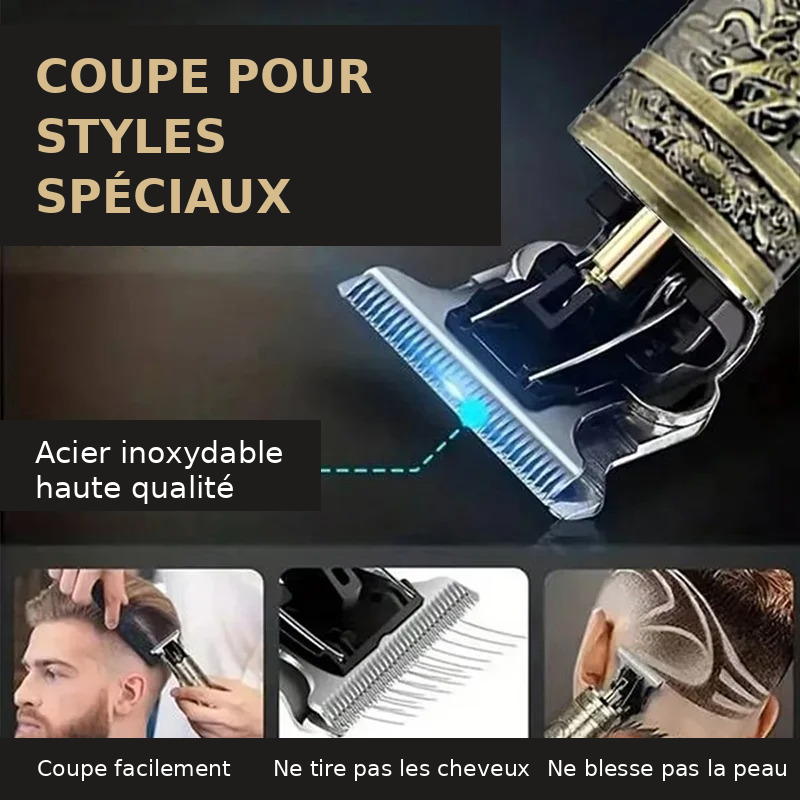 mcjboutique Tondeuse de Finition Précision base de charge
