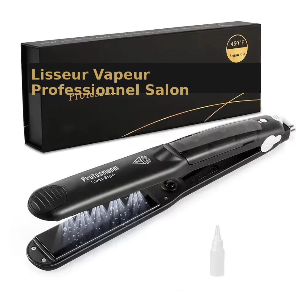 mcjboutique Fer à Lisser Vapeur Portable vue de face