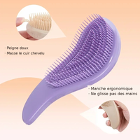 Brosse Démêlante Anti-Casse - Douceur & Fluidité 5