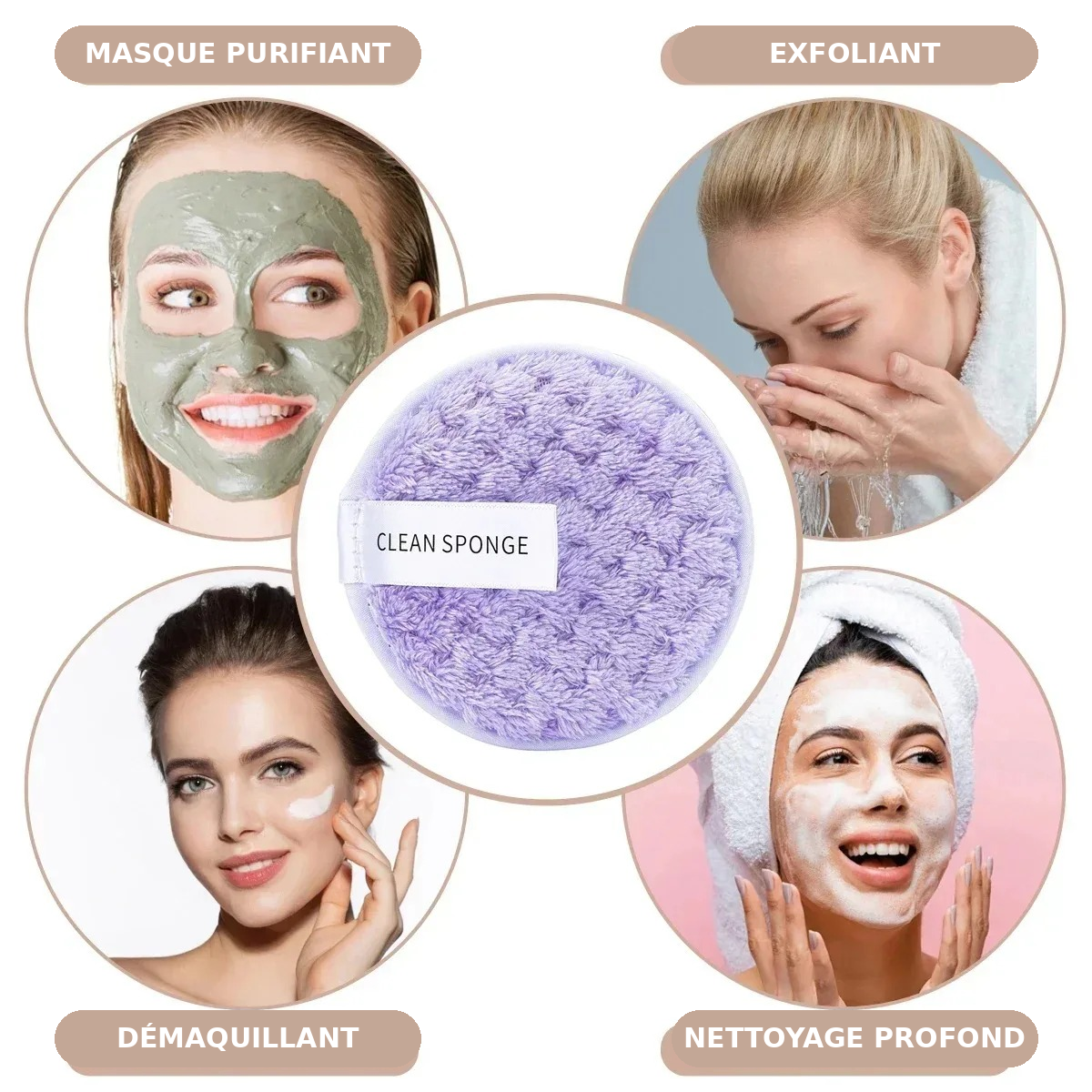 mcjboutique Kit Pinceaux de Maquillage Professionnel détail des poils doux