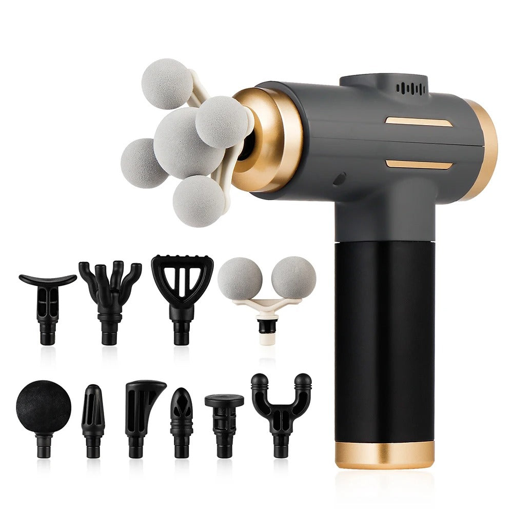 mcjboutique Pistolet de Massage Musculaire 11-en-1 vue de face
