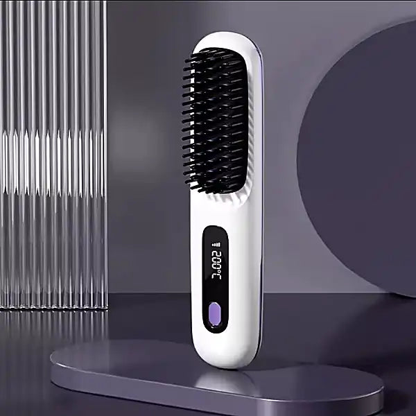 mcjboutique Brosse Chauffante Sans Fil - Lissage rapide, style parfait
